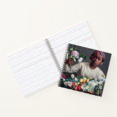 フレデリック・バジル – 牡丹の若い女性 ノートブック (内部)