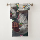 フレデリック・バジル – 牡丹の若い女性 バスタオルセット (インサイチュ)