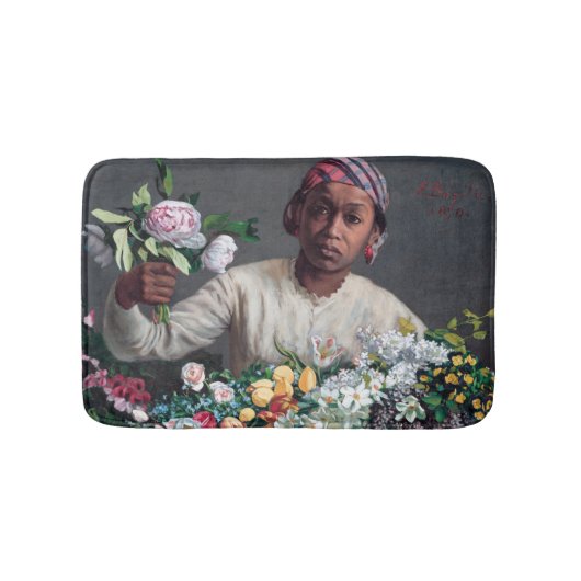 フレデリック・バジル – 牡丹の若い女性 バスマット (正面)