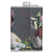 フレデリック・バジル – 牡丹の若い女性 フラスク (裏面)