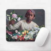 フレデリック・バジル – 牡丹の若い女性 マウスパッド (マウス)