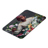 フレデリック・バジル – 牡丹の若い女性 マグネット (左側)