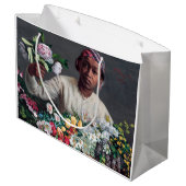 フレデリック・バジル – 牡丹の若い女性 ラージペーパーバッグ (裏面アングル)