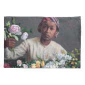 フレデリック・バジル – 牡丹の若い女性 枕カバー (裏面)