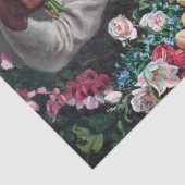 フレデリック・バジル – 牡丹の若い女性 薄葉紙 (詳細)