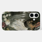 フレデリック・バジールによるアフリカの女性と芍薬の花 Case-Mate iPhoneケース (裏面 (横))