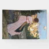 フレデリック・バジール - ピンクのドレス 横断幕 (横)