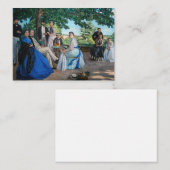 フレデリック・バジール - 家族の再会 ノートカード (正面/裏面)