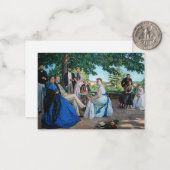 フレデリック・バジール - 家族の再会 ノートカード (正面/裏面インサイチュ)