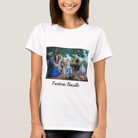 フレデリック・バジール - 家族の再会 Tシャツ (正面)