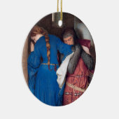 フレデリック・バートンによる砲塔階段での会合 セラミックオーナメント (右)