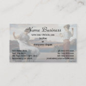 フレデリック・レイトンによるスケッチの曲げ 名刺 (正面)