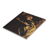 フレデリック・レイトン卿による画家のハネムーン タイル (側面)