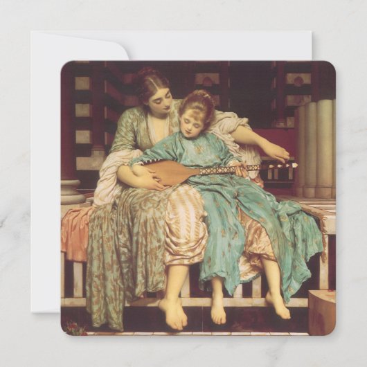 フレデリック・レイトン卿による音楽の授業 (正面)