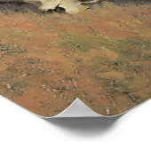 フレデリック・レミントンでバッファローを誘い返す ポスター (角)