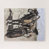 フレデリック・レミントンによるテキサス州のメキシコのバッカロ ジグソーパズル (横)