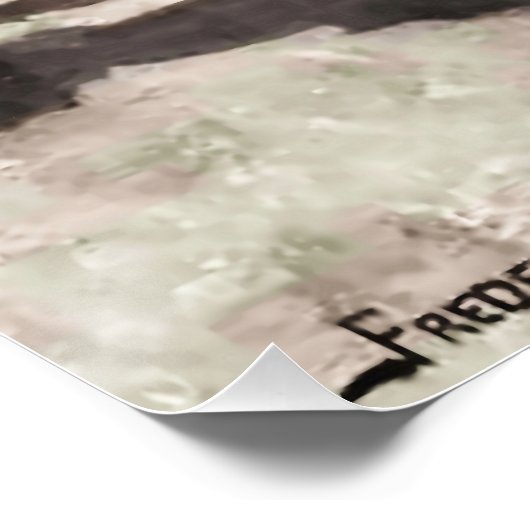 フレデリック・レミントンによるテキサス州のメキシコのバッカロ ポスター (コーナー)