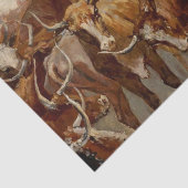 フレデリック・レミントンによるラウンドアップウェスタン・アート 薄葉紙 (詳細)