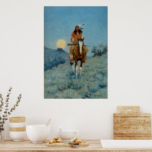 フレデリック・レミントンのアウトリエ1909 ポスター (キッチン)