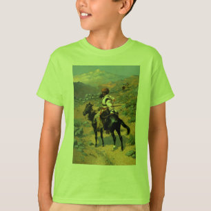 フレデリック・レミントンのインディアン・トラッパー(1889) Tシャツ