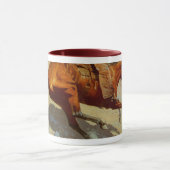 フレデリック・レミントンのカウボーイ（1902年） マグカップ (中央)