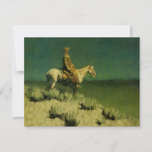 フレデリック・レミントンのナイトヘルダー（1908年頃） 招待状 (正面)