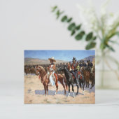 フレデリック・レミントン専攻の・ザ・メキシコ(1889) ポストカード (スタンド正面)