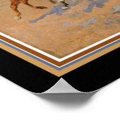 フレデリック・レミントン著「木材のためのダッシュ」 ポスター (角)