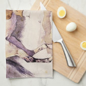 フレデリック・レミントン・ウェスタン・アート・メキシコ・ポニー キッチンタオル (四つ折り)