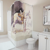 フレデリック・レミントン・ウェスタン・アート・メキシコ・ポニー シャワーカーテン (インサイチュ)