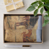 フレデリック·レミントン·ウエスタンアート「ポニー表現」 薄葉紙 (ギフト)