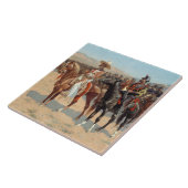 フレデリック·レミントン-メキシコ専攻の語 タイル (側面)