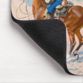 フレデリック·レミントン：先進軍、または軍 マウスパッド (コーナー)