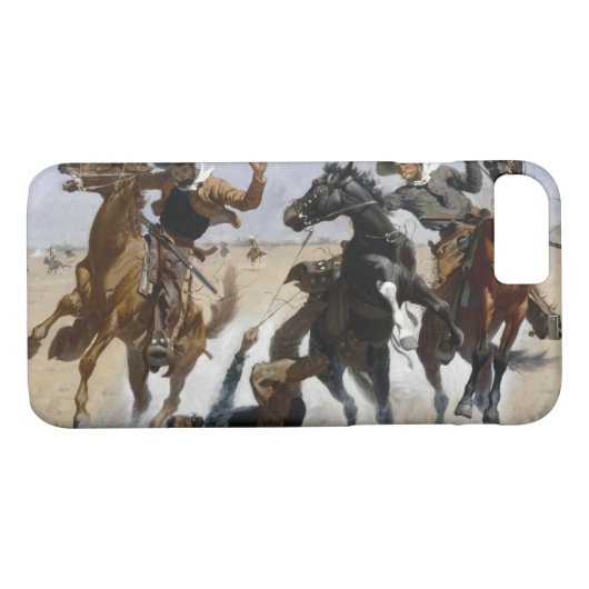 フレデリック・レミントン – 同志を助ける Case-Mate iPhoneケース (裏面(横))