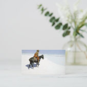 フレデリック・レミントン – 夜の色 名刺 (スタンド正面)