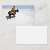 フレデリック・レミントン – 夜の色 名刺 (正面/裏面)