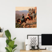 フレデリック・レミントン「第10騎兵連れ」 ポスター (ホームオフィス)