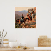 フレデリック・レミントン「第10騎兵連れ」 ポスター (キッチン)