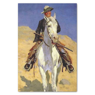 フレデリック・レミントン「馬の自画像」 薄葉紙