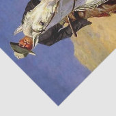 フレデリック・レミントン「馬の自画像」 薄葉紙 (詳細)