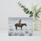 フレデリック・レミントン – The Herd Boy ポストカード (スタンド正面)