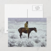 フレデリック・レミントン – The Herd Boy ポストカード (正面/裏面)