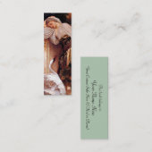 フレデリック・ロード・レイトンによるオダリスクのブックマーク スキニー名刺 (正面/裏面)