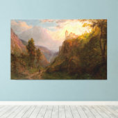 フレデリック・E・チャーチ 「サン・ペドロの修道院」 1879年 キャンバスプリント (インサイチュ (ウッドフロア))