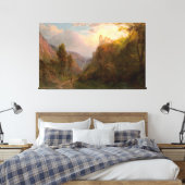 フレデリック・E・チャーチ 「サン・ペドロの修道院」 1879年 キャンバスプリント (インサイチュ (寝室))