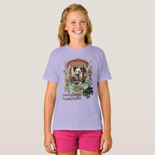 フレデリックChopanda動物作曲家のショパンのパロディ Tシャツ (正面フル)