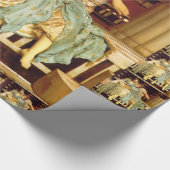 フレデリックLeighton著音楽のレッスン ラッピングペーパー (角)