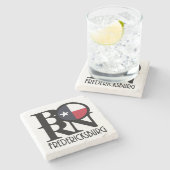 フレデリ生まれクスバーグテキサス州 ストーンコースター (横)