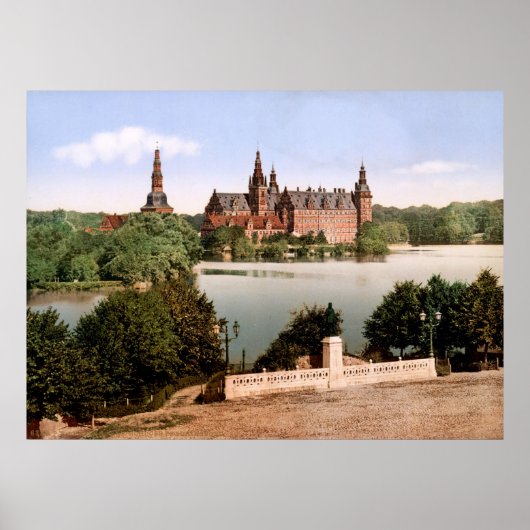 フレドリクスボルグキャッスルコペンハーゲンデンマーク ポスター (正面)