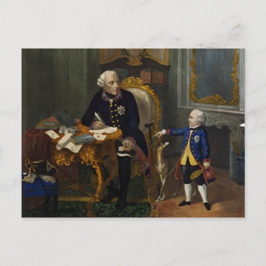 フレドリック素晴らしズと彼の甥 ポストカード (正面)